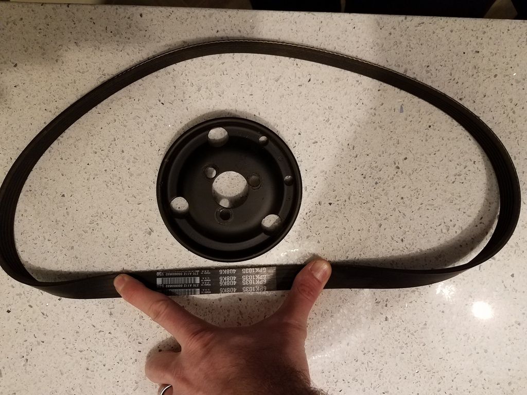 FS A3 ABA A/C + Power steering pulley delete kit. VR6 Pulley plus