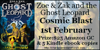 Zoe & Zak and The Ghost Leopard Cosmic Blast Banner