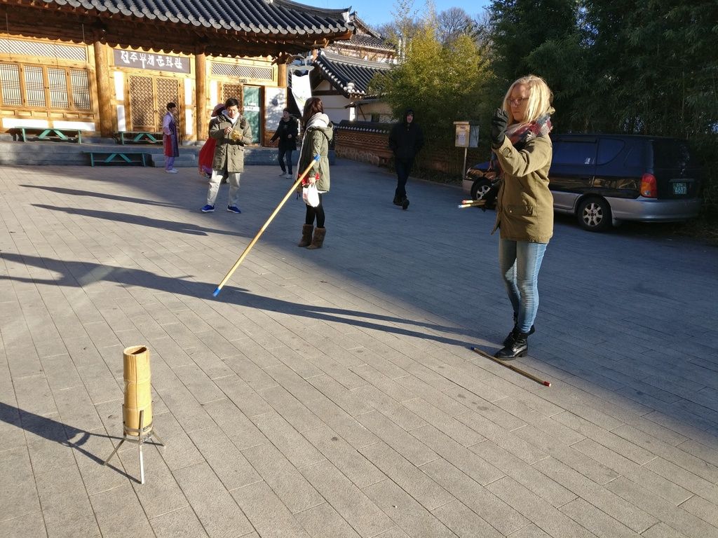 Hanok village jeonju on a budget traditional korean game