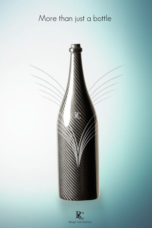 carbon fiber champagne bottle