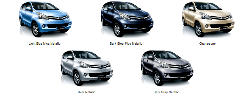 Toyota avanza 2013 colors philippines