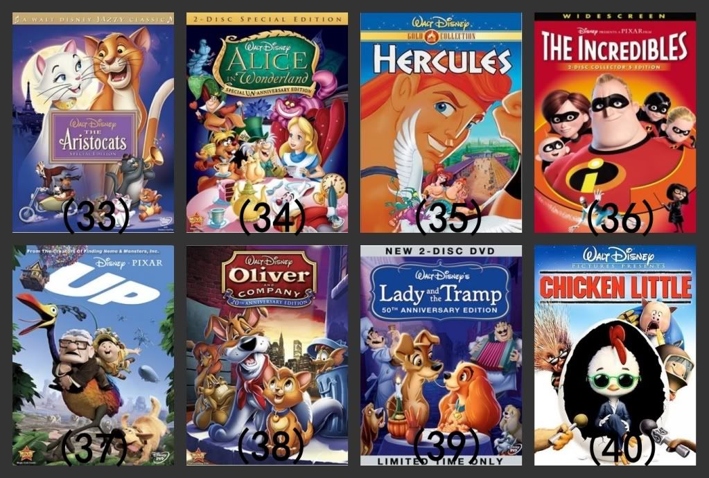 Disney DVD lot of 6 Classic and New Disney Children's Movies eBay
