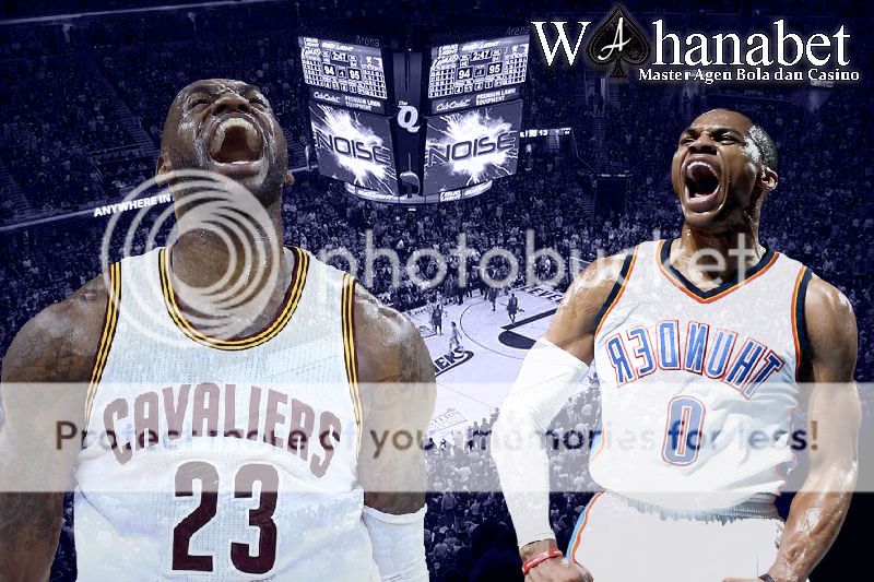 Pemain NBA James dan Westbrook