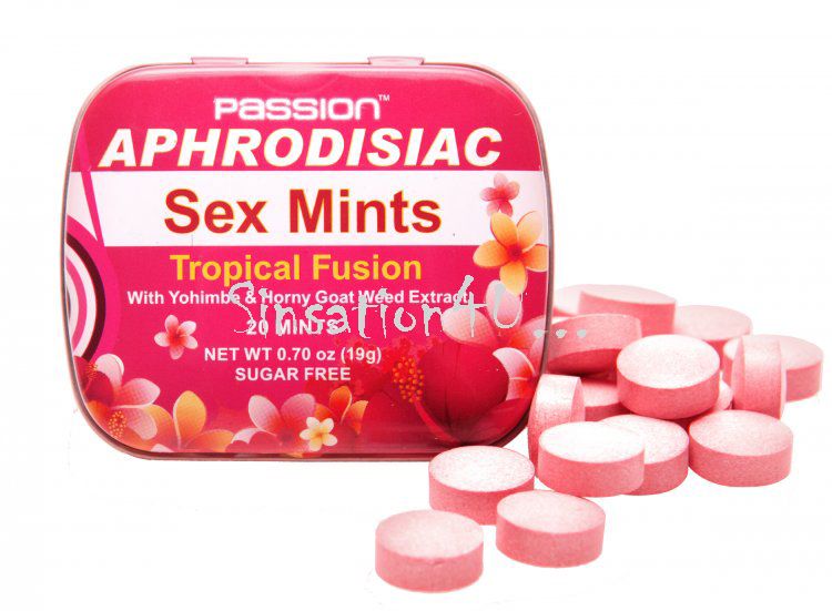 Aphrodisiac Sex Mints Sexual Stimulant Yohimbe And Horny Goat Weed Maca